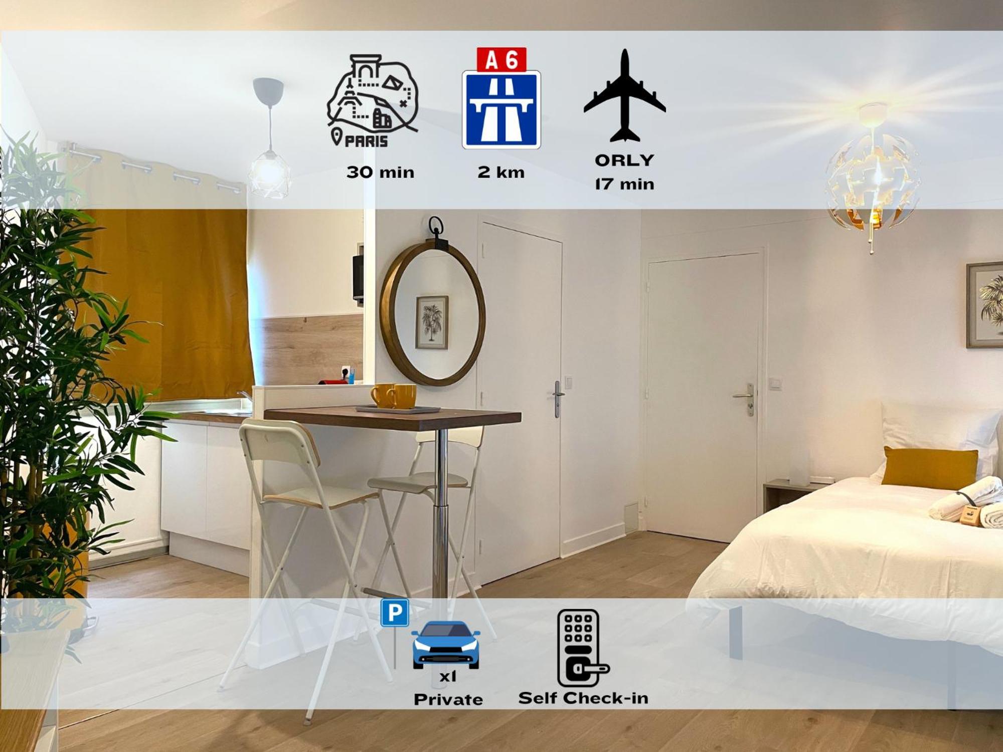 Les Entrepreneurs - Appartements Neufs Et Spacieux, Proche Rer C Et Aeroport Orly モランジ エクステリア 写真